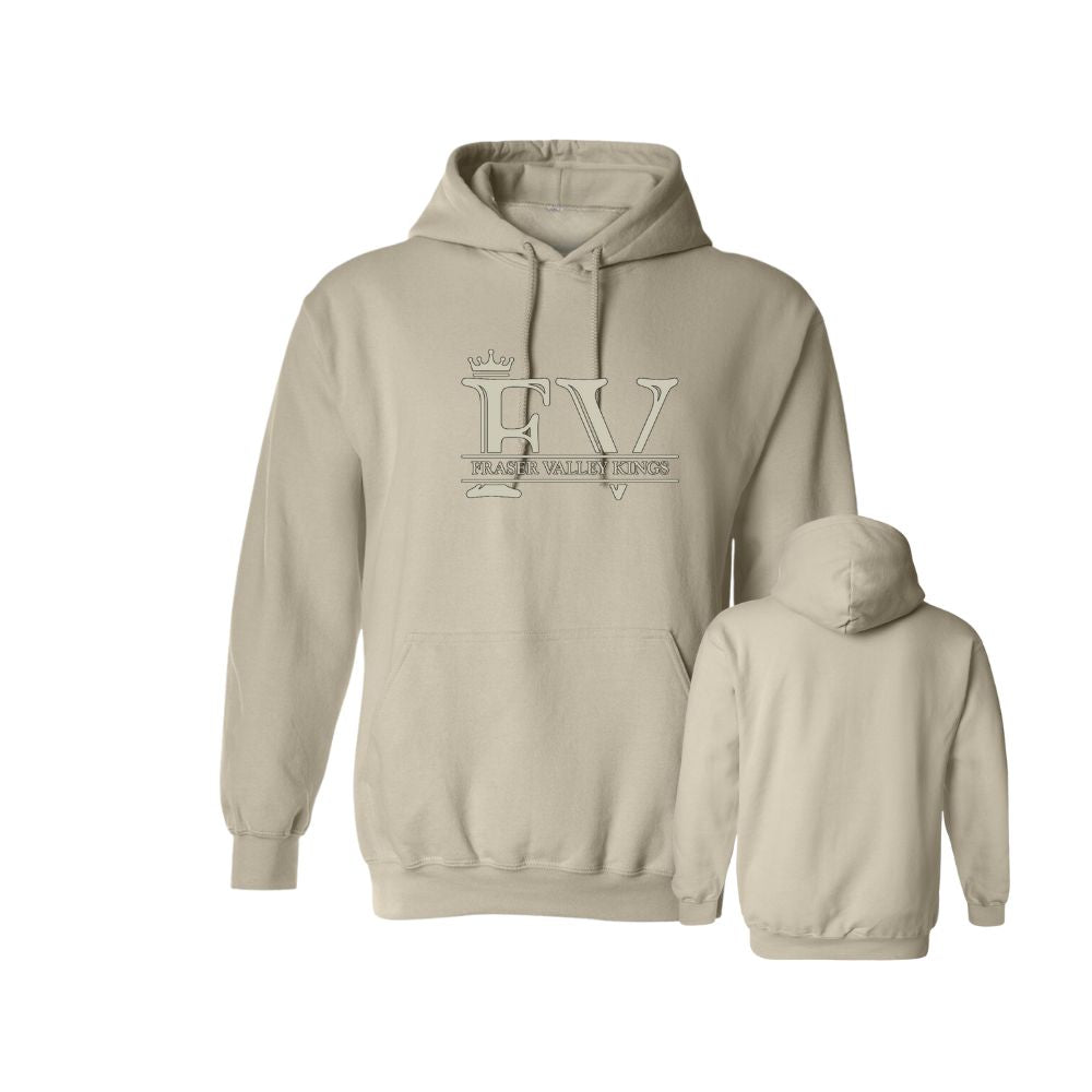 FV Kings Embroidered Tone on Tone Logo Hoodie - Adult