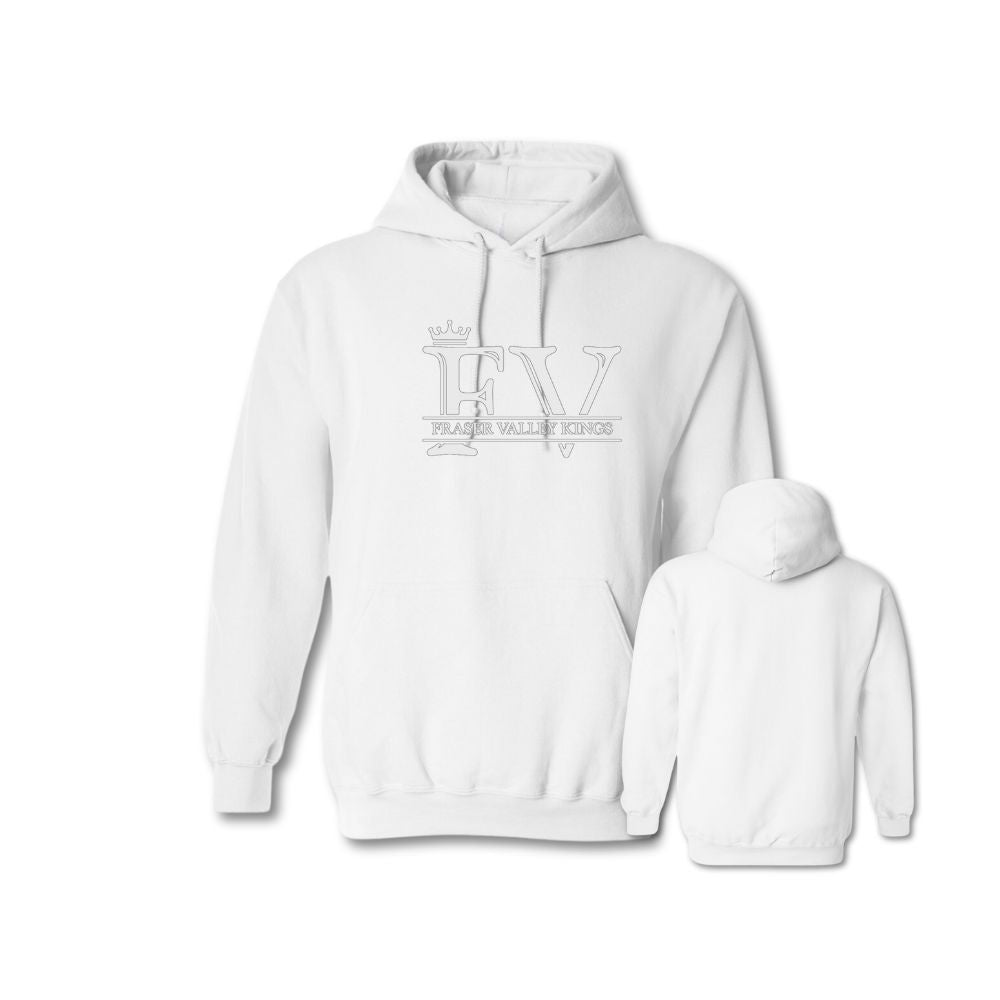 FV Kings Embroidered Tone on Tone Logo Hoodie - Adult