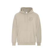 GV Bulldogs Earth Wash Left Chest Tone on Tone Embroidered Logo Hoodie - Adult