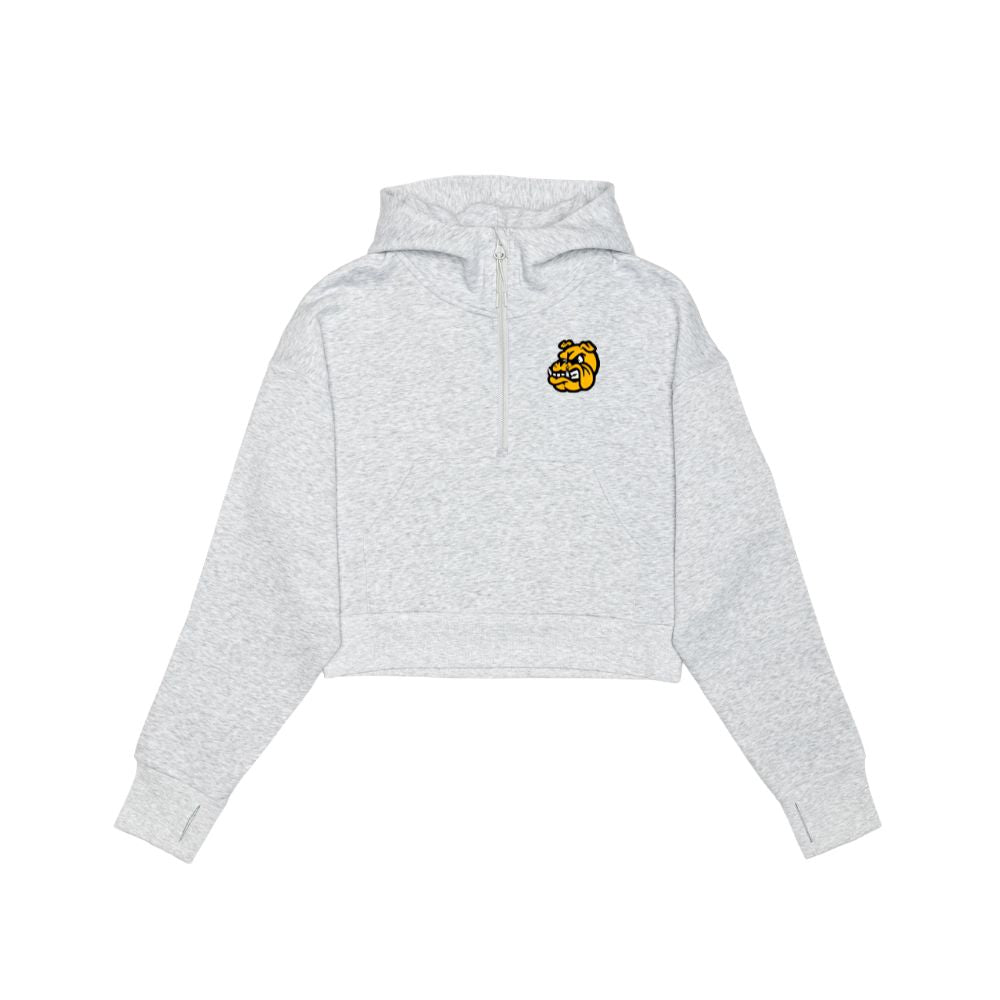 2 Zip Cropped Hoodie