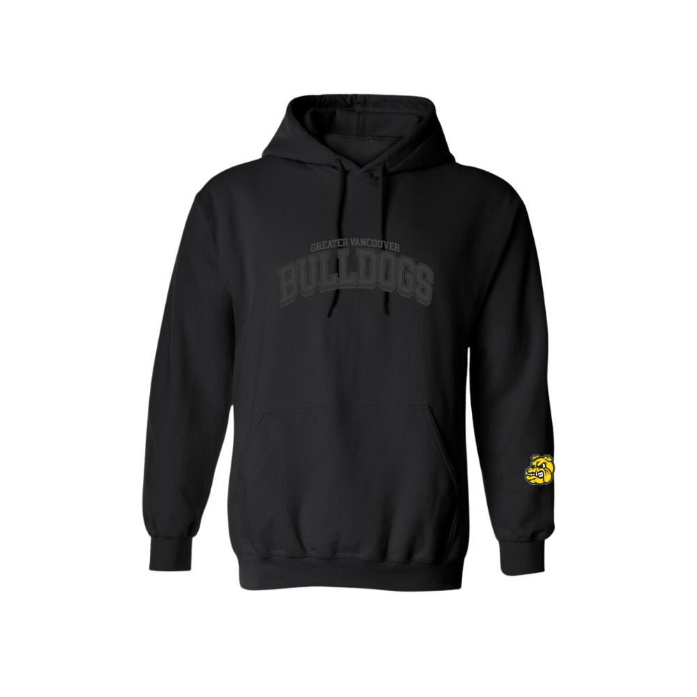 GV Bulldogs Spring Embroidered Tone on Tone Hoodie - Adult