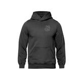 GV Bulldogs Embroidered Left Chest Tone on Tone Logo Vintage Wash Hoodie