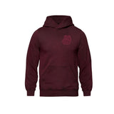 GV Bulldogs Embroidered Left Chest Tone on Tone Logo Vintage Wash Hoodie