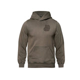 GV Bulldogs Embroidered Left Chest Tone on Tone Logo Vintage Wash Hoodie