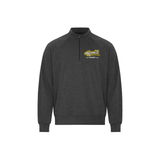 Hornets Hockey Embroidered Left Chest Word Logo French Terry 1/4 Zip - Adult