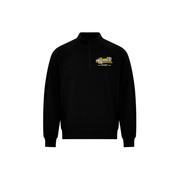 Hornets Hockey Embroidered Left Chest Word Logo French Terry 1/4 Zip - Adult