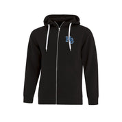 HS Baseball Core Heavy Fleece Zip Embroidered Logo Hoodie - Mens