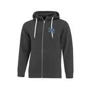 HS Baseball Core Heavy Fleece Zip Embroidered Logo Hoodie - Mens