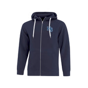 HS Baseball Core Heavy Fleece Zip Embroidered Logo Hoodie - Mens
