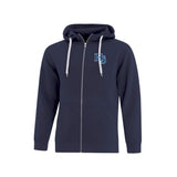 HS Baseball Core Heavy Fleece Zip Embroidered Logo Hoodie - Mens