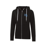 HS Baseball Core Heavy Fleece Zip Embroidered Logo Hoodie - Ladies