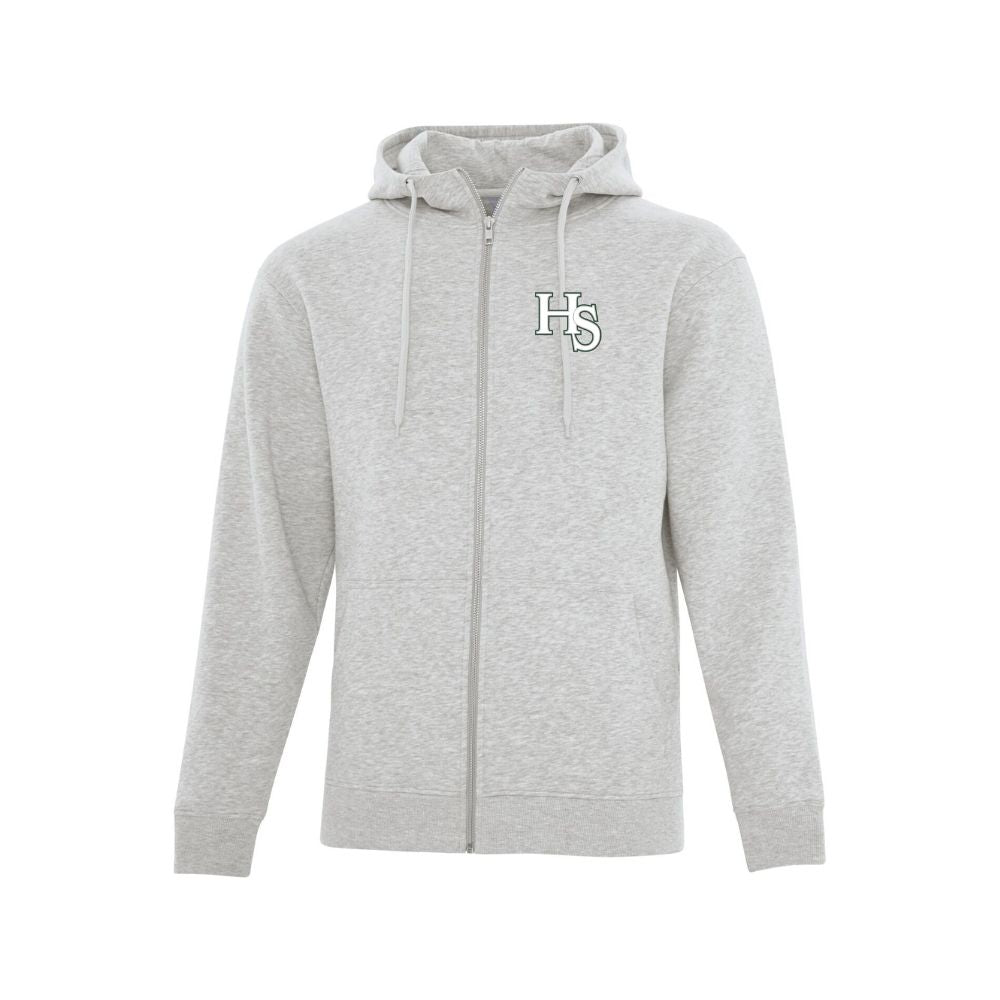HS Softball Core Heavy Fleece Zip Embroidered Logo Hoodie - Mens