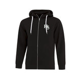 HS Softball Core Heavy Fleece Zip Embroidered Logo Hoodie - Mens