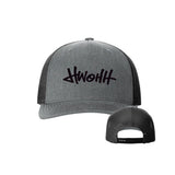 HWOHH 112 Trucker Hat - Heather Grey/Black