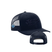 Jets 112 Trucker Hat with Puff Tone on Tone Logo