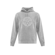 Jets Tone on Tone Embroidered Logo Hoodie - Adult