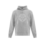 Jets Tone on Tone Embroidered Logo Hoodie - Adult