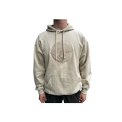 Jets Tone on Tone Embroidered Logo Hoodie - Adult