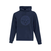 Jets Tone on Tone Embroidered Logo Hoodie - Adult