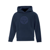 Jets Tone on Tone Embroidered Logo Hoodie - Youth