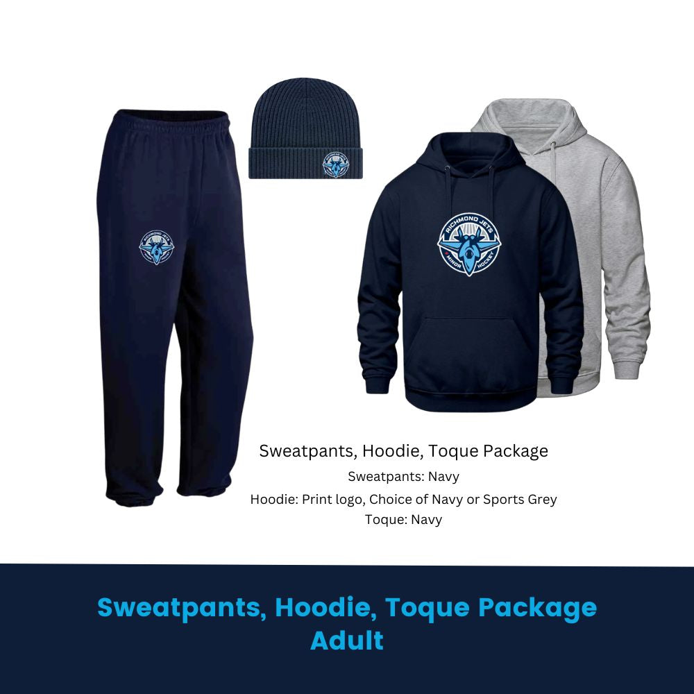 Jets Package - Hoodie, Sweatpants, Toque - Adult