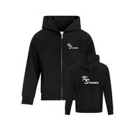 K & S Dance Zip Hoodie - Youth - Left Chest & Back Logo