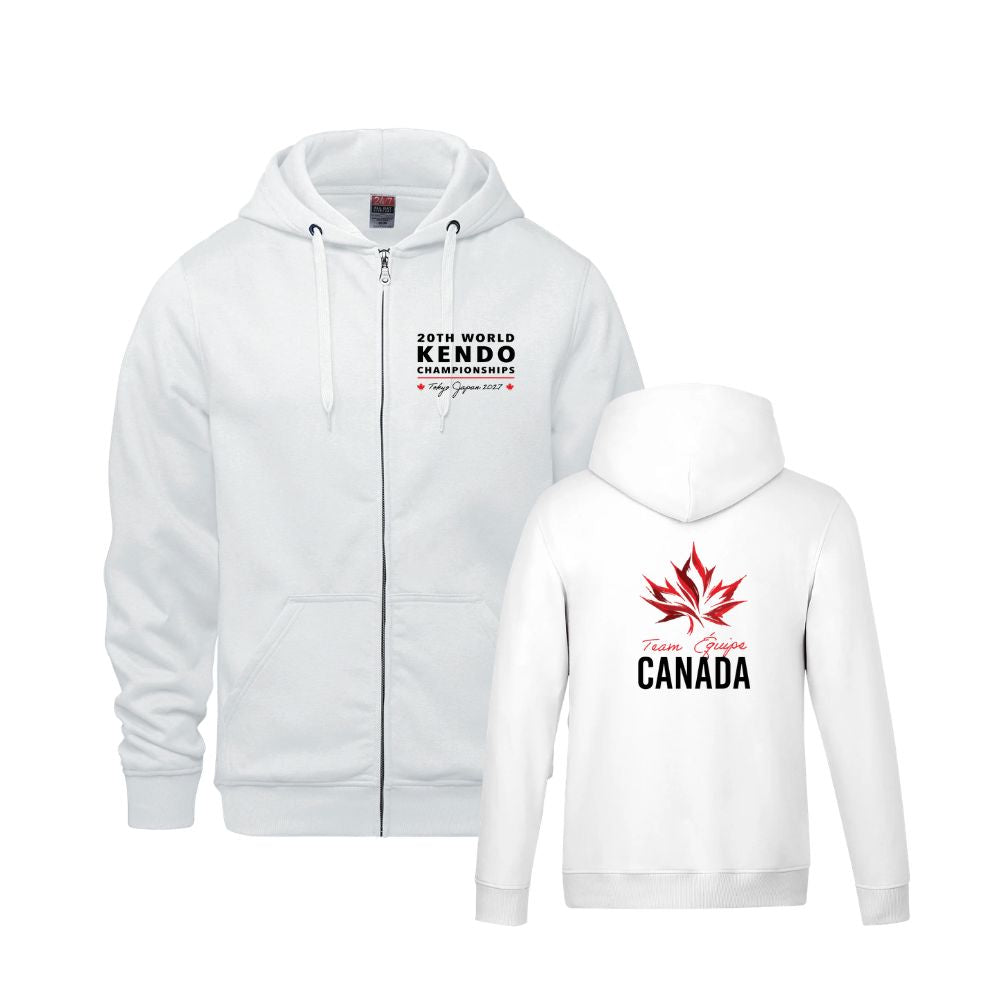 Team Canada Kendo CSW L00555 Zip Hoodie