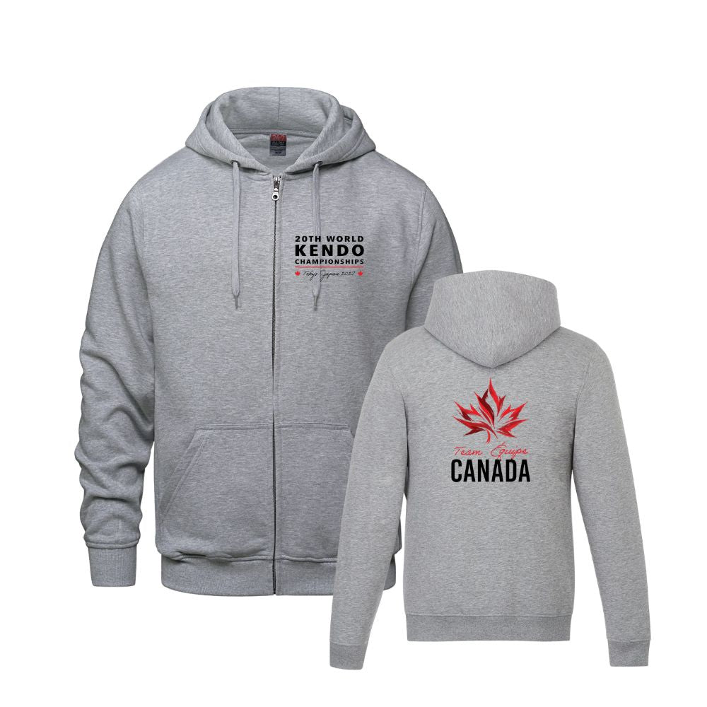 Team Canada Kendo CSW L00555 Zip Hoodie