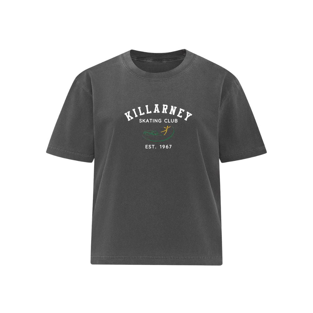 Killarney Skating Club Heavyweight Ladies Boxy Tee