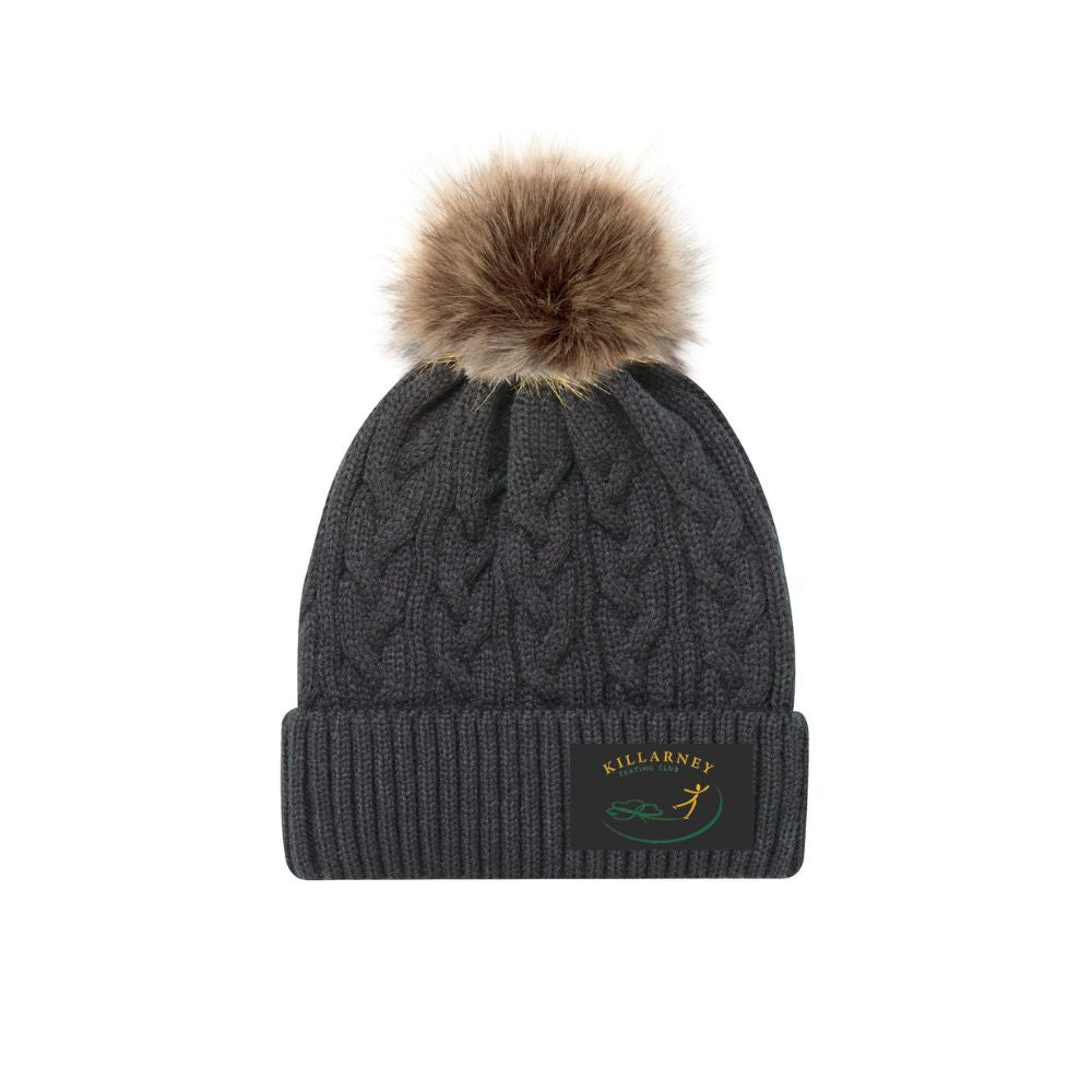 Killarney Skating Club Faux Fur Pom Toque