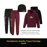 LMHA Hoodie, Sweatpants, Toque Package - Youth