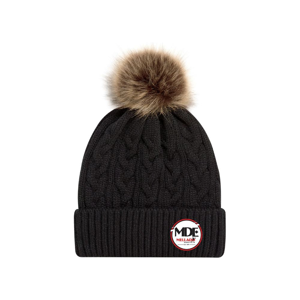 Mellado Faux Fur Pom Toque
