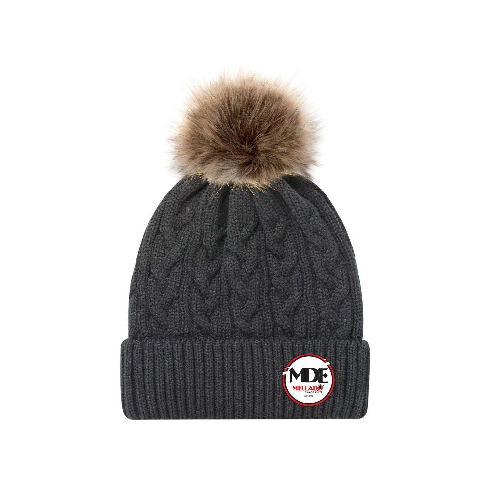 Mellado Faux Fur Pom Toque