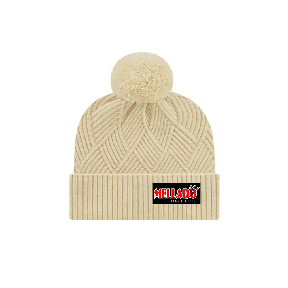 Mellado Diagonal Weave Pom Toque