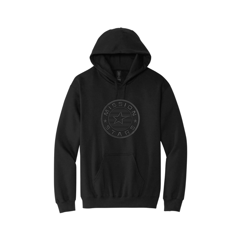 Mission Stars Tone on Tone Logo Hoodie - Adult