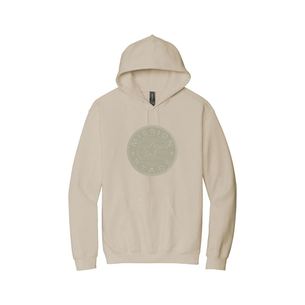 Mission Stars Tone on Tone Logo Hoodie - Adult