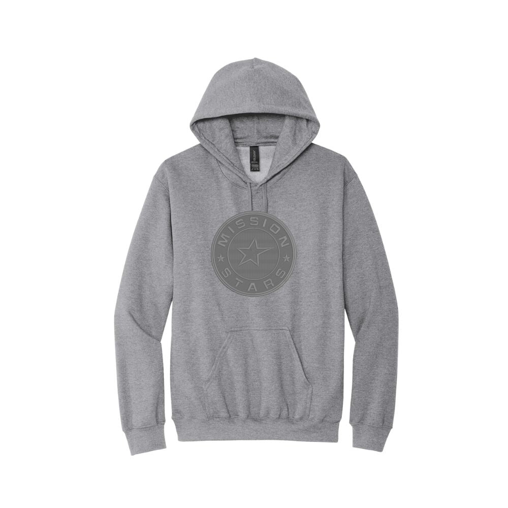 Mission Stars Tone on Tone Logo Hoodie - Adult