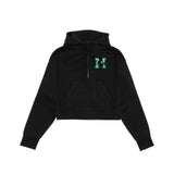 Moberly Elementary Drop Shoulder 1/2 Zip Hoodie - Cropped - Adult