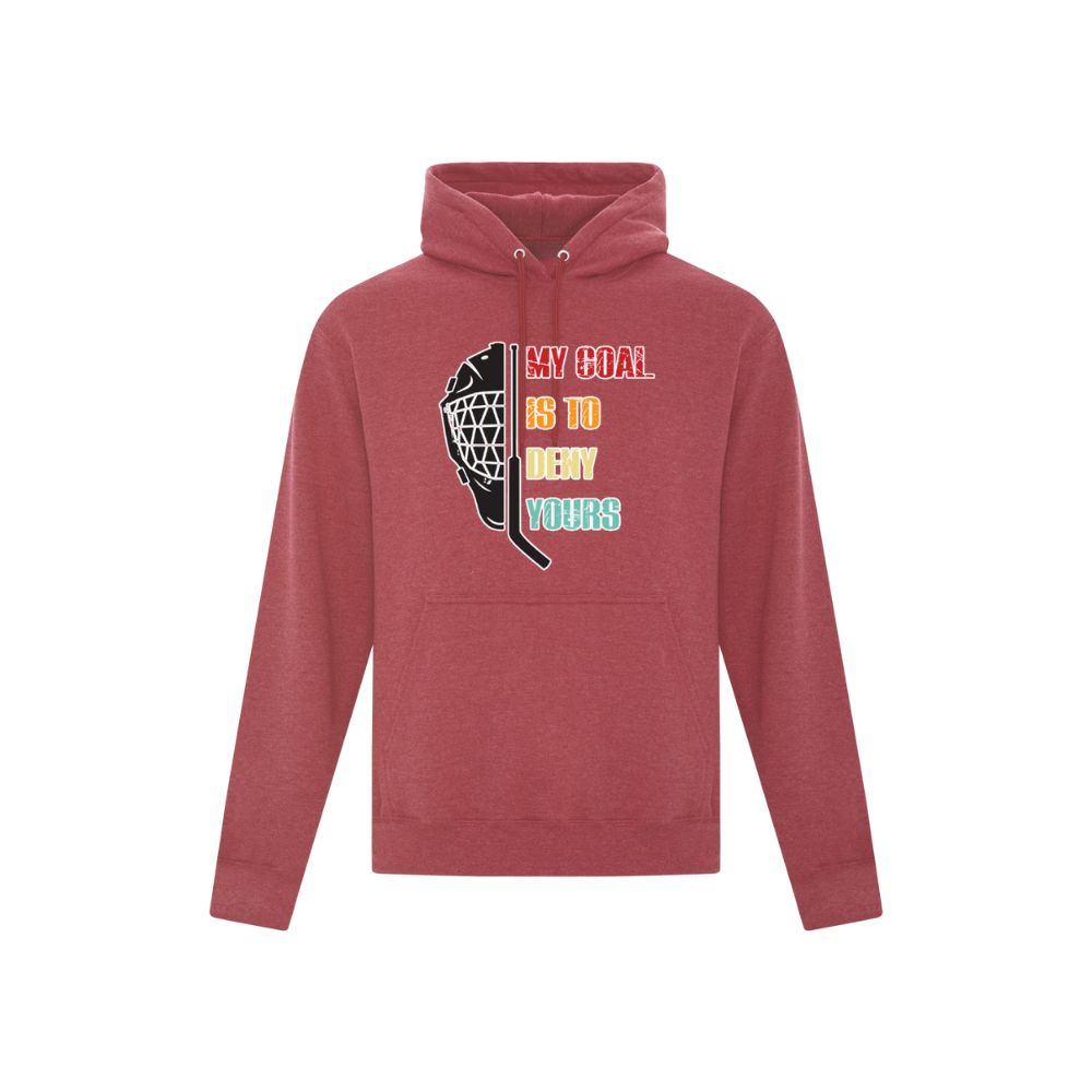 My Goal is to Deny Yours Ringette Hoodie - Adult