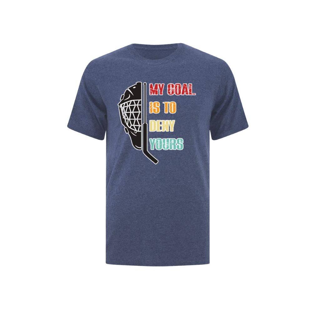 My Goal is to Deny Yours Ringette Tshirt