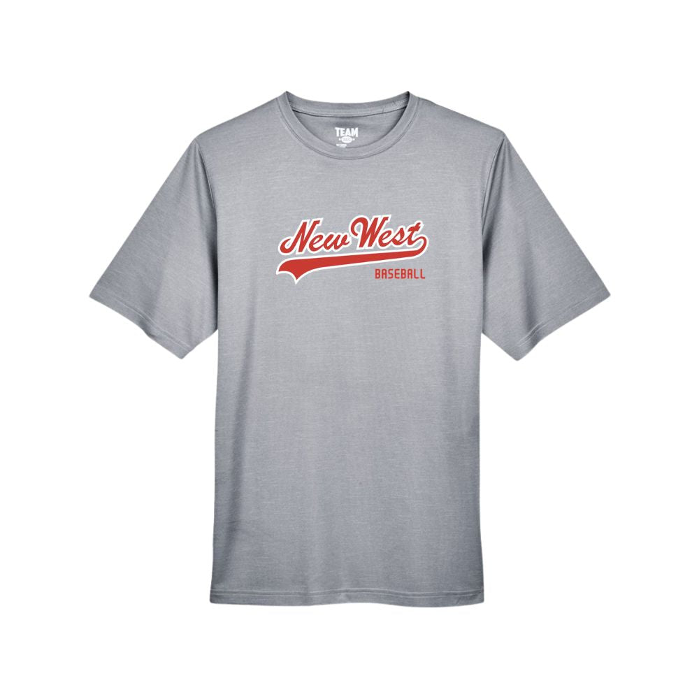 New West Ball Script Logo Short Sleeve Dryfit - Youth