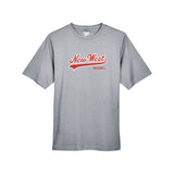New West Ball Script Logo Short Sleeve Dryfit - Adult