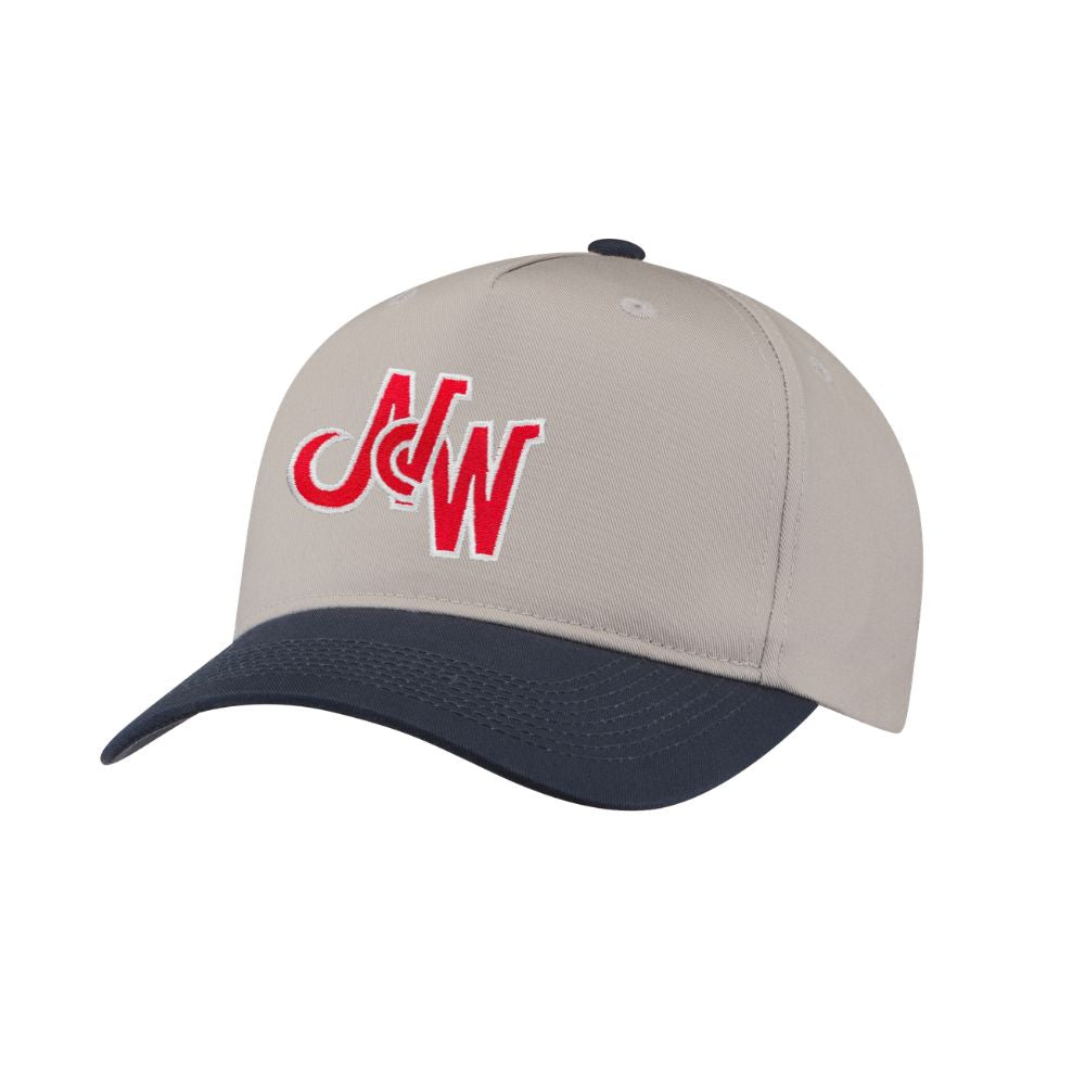 New West Ball Deluxe Chino Twill Snapback Hat with Puff Logo