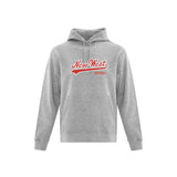 New West Ball Applique Felt Script Logo Hoodie - Adult