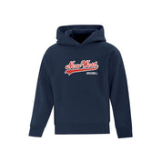 New West Ball Applique Felt Script Logo Hoodie - Youth