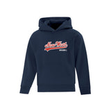 New West Ball Applique Felt Script Logo Hoodie - Youth