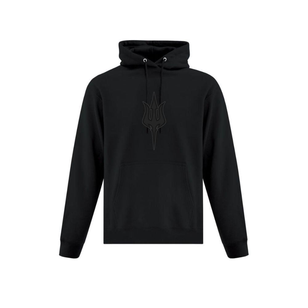 North Delta Embroidered Tone on Tone Logo Hoodie - Adult