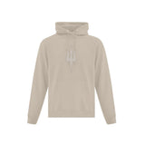 North Delta Embroidered Tone on Tone Logo Hoodie - Adult