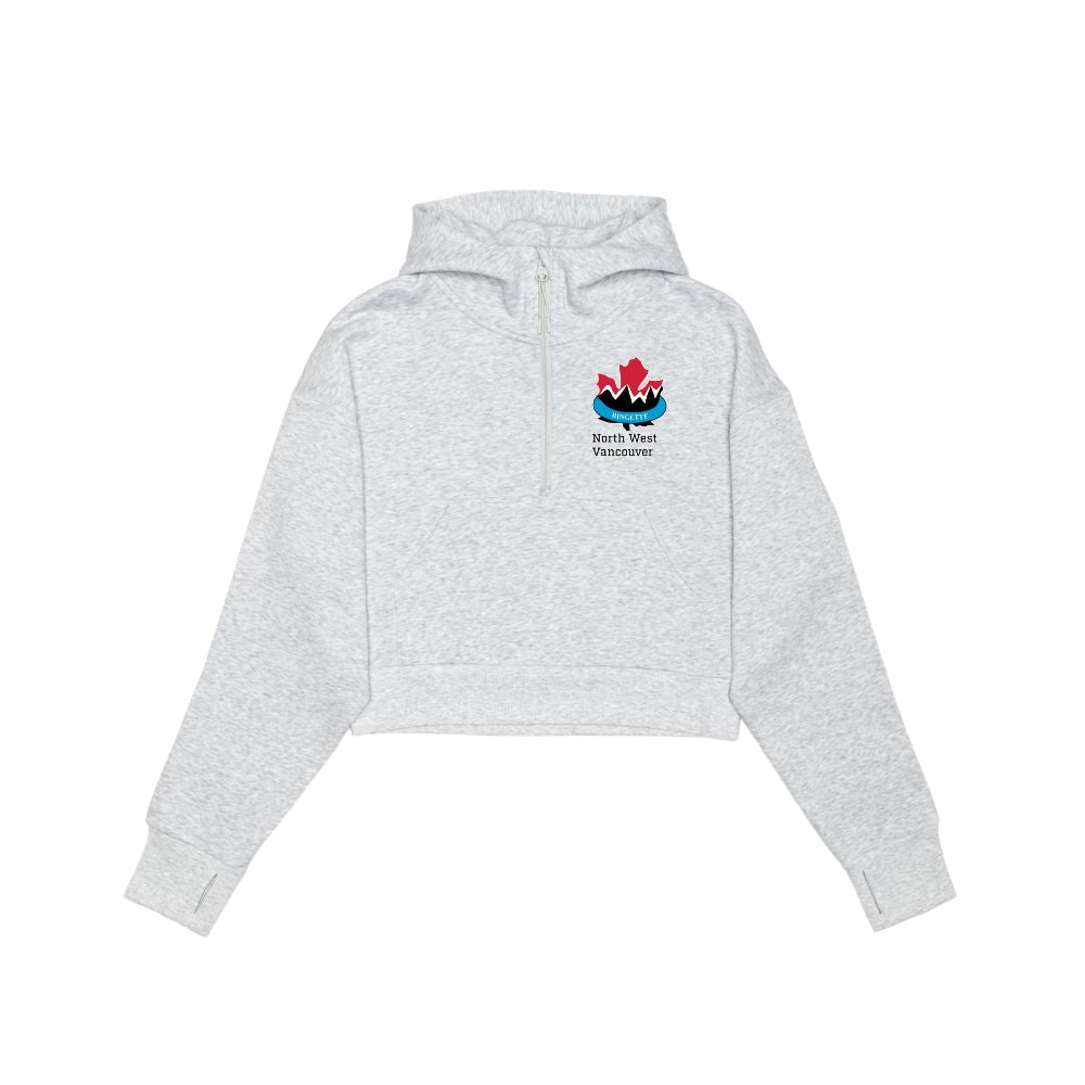 2 Zip Hoodie - Cropped - Ladies