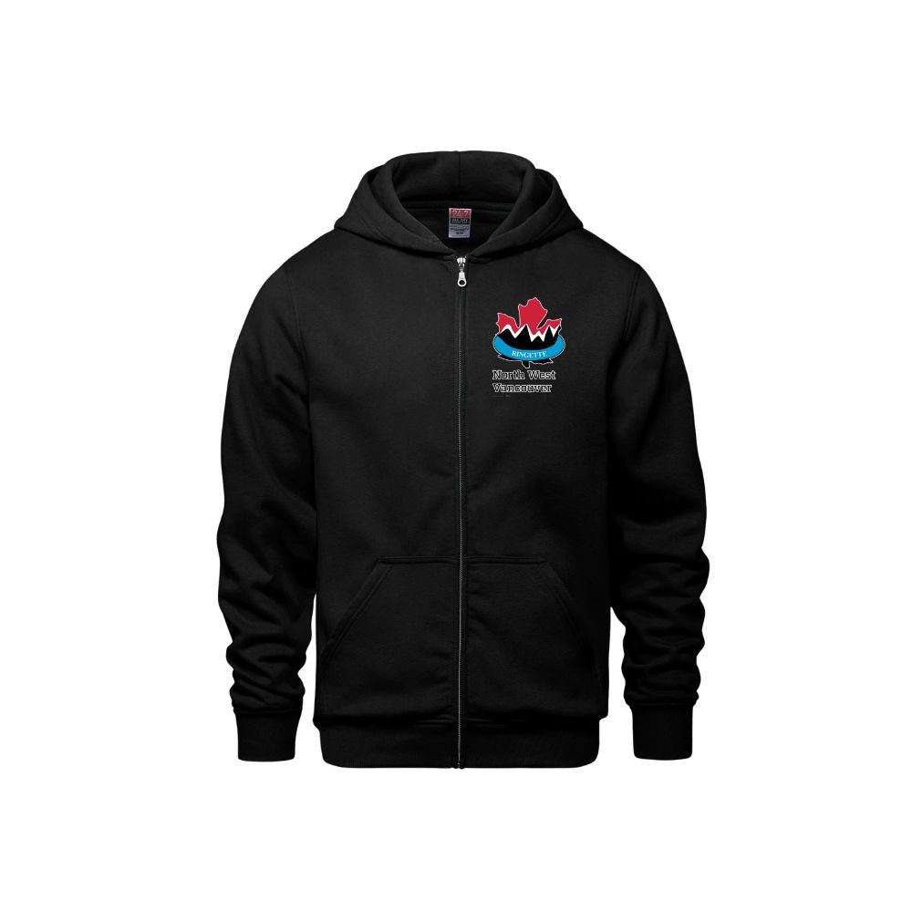 NWVRA CX2 Zip Hoodie - Embroidered Logo - Youth
